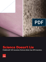 Insulation XPS 10018935 - Brochure - Foamular XPSvsESP - Science Doesn't Lie PDF