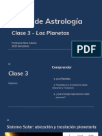 Clase 3 Curso de Astrología Con Nina Adams PDF