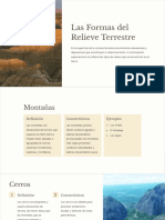 Las Formas Del Relieve Terrestre PDF