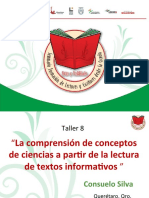 TEXTO INFORMATIVO Taller 8 La Comprensión... Consuelo Silva