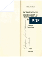 Charles A. Hale - Transformacion Del Liberalismo en Mexico A Fines Del S. XIX-Fondo de Cultura Economica (2002)