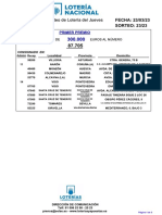 Premios Mayores Del Sorteo de Loteria Nacional Jueves 23 3 23 PDF