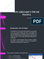 Clase 3 - Encabezado y Pie de Página