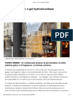 À Paris, Un Bar À Gel Hydroalcoolique PDF