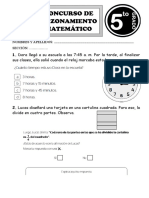 Examen Raz. Mate 5to