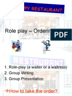In A Restaurant Role Plays Drama and Improvisation Activities - 31372