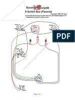 A-B Switch Box (Passive) Parts Layout and Wiring Diagram