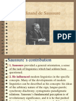 Theories Saussure