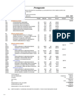 03.02 Presupuesto ESTRUCTURAS