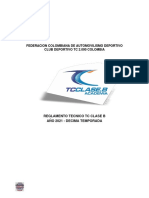 Reglamento Técnico Academia TC Clase B - 2021