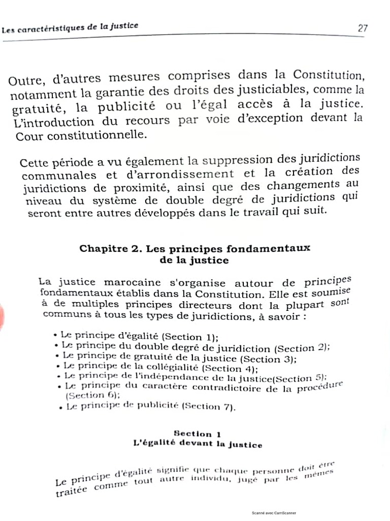 Les Principes Fondamentaux de La Justice PDF | PDF