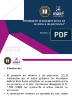 Charla Introducción Reforma A Las Pensiones 2022 - Indep