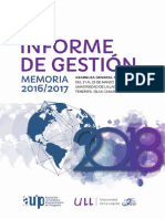 Informe Gestion La Laguna 2018