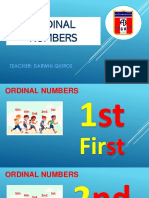 Ordinal Numbers