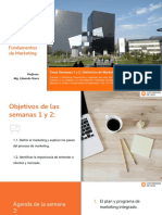 FMKT Sem 2. Marketing y Creación de Valor (Capítulos 1 y 2) PDF