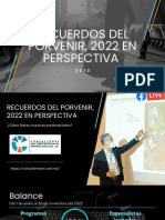 Recuerdos Del Porvenir, 2022 en Perspectiva PDF