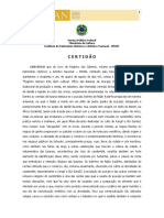 Certidão - Ofício Das Baianas de Acarajé PDF