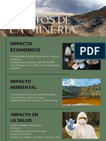 Afiche Efectos de La Minería