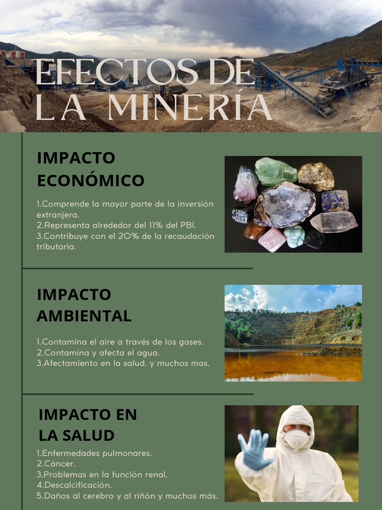Efectos de la minería en salud y medio ambiente | PDF
