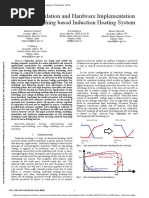 Design Simulation and Hardware Implementation of Soft Switching Based Induction Heating System PDF
