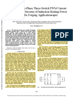 Design of Three-Phase Three-Switch PWM Current Source Rectifier Inverter of Induction Heating Power Supply For Forging Applicationsaper
