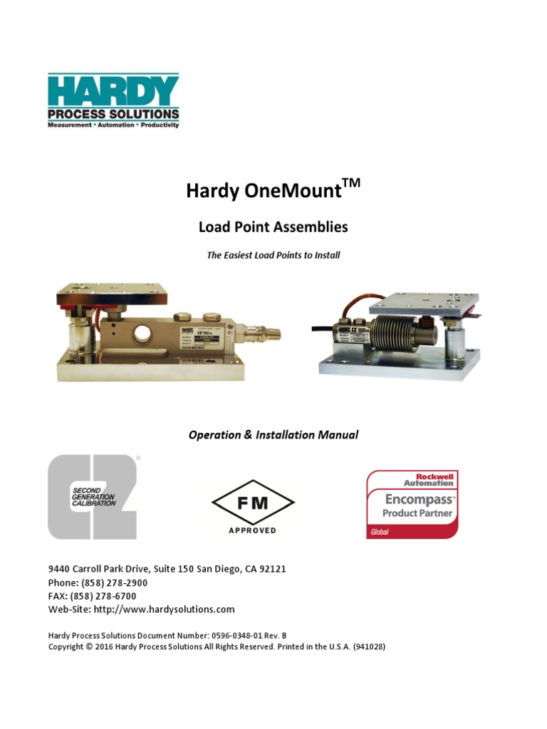 HI-OneMount - Op - Install Rev B | PDF | Calibration | Electromagnetic ...