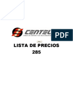 Lista de Precios (Cables)