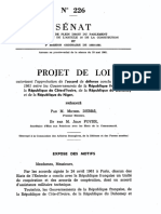 Accords de Défense Du 24 Avril 1961 Entre La France Et La Côte D'ivoire, Le Bénin Et Le Niger PDF