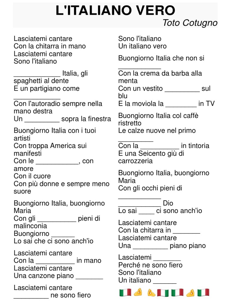 L Italiano Vero | PDF