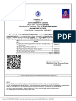 Income Certificate PDF