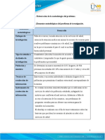 Anexo 4 - Matriz Elementos Metodológicos Del Problema de Investigación - Fase 4