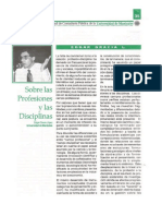 Profesiones y Disciplinas