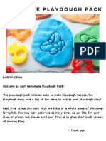 Playdough Recipe Pack For Kids