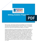 Writing A Solution Proposal