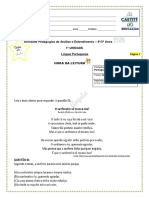 Atividade Pedagógica de Análise e Entendimento - Interpretação de Textos PDF