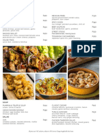 Tramway Buffet Menu and Prices 2024 | PDF | Lunch | Salad