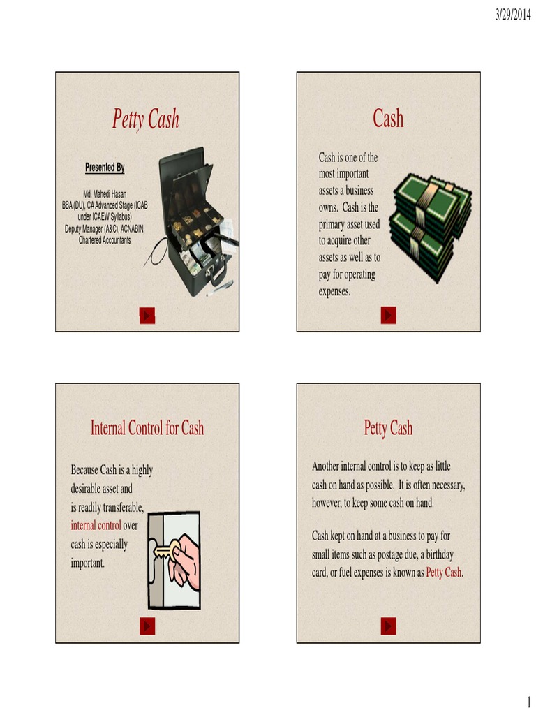 Petty Cash PDF Cash Debits And Credits