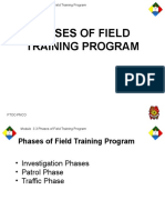 3.3 Field Training Program