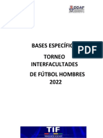 Bases Específicas TIF Fútbol 2022 - V. Final