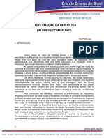 PROCLAMAÇÃO DA REPÚBLICA - UM BREVE COMENTÁRIO.pdf