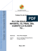 PLC en Educación Infantil: el final del cuento lo eliges tú