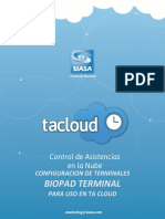 Configuración de terminales BioPad para uso en TA Cloud