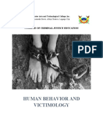 Human Behavior and Victimology Module