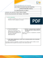 Anexo - Formato Identificación de Creencias