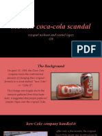 New Coke - Crisis Management