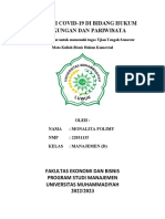 COVID-19 IMPLIKASI HUKUM LINGKUNGAN DAN PARIWISATA