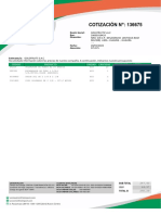 Cotización N°136675