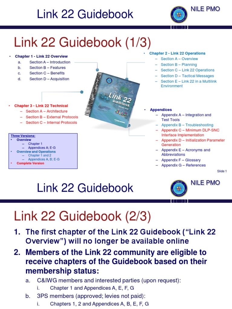 Link 22 Guidebook Overview and Access | PDF | Software Engineering ...