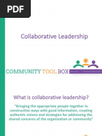 Collaborative Leadership