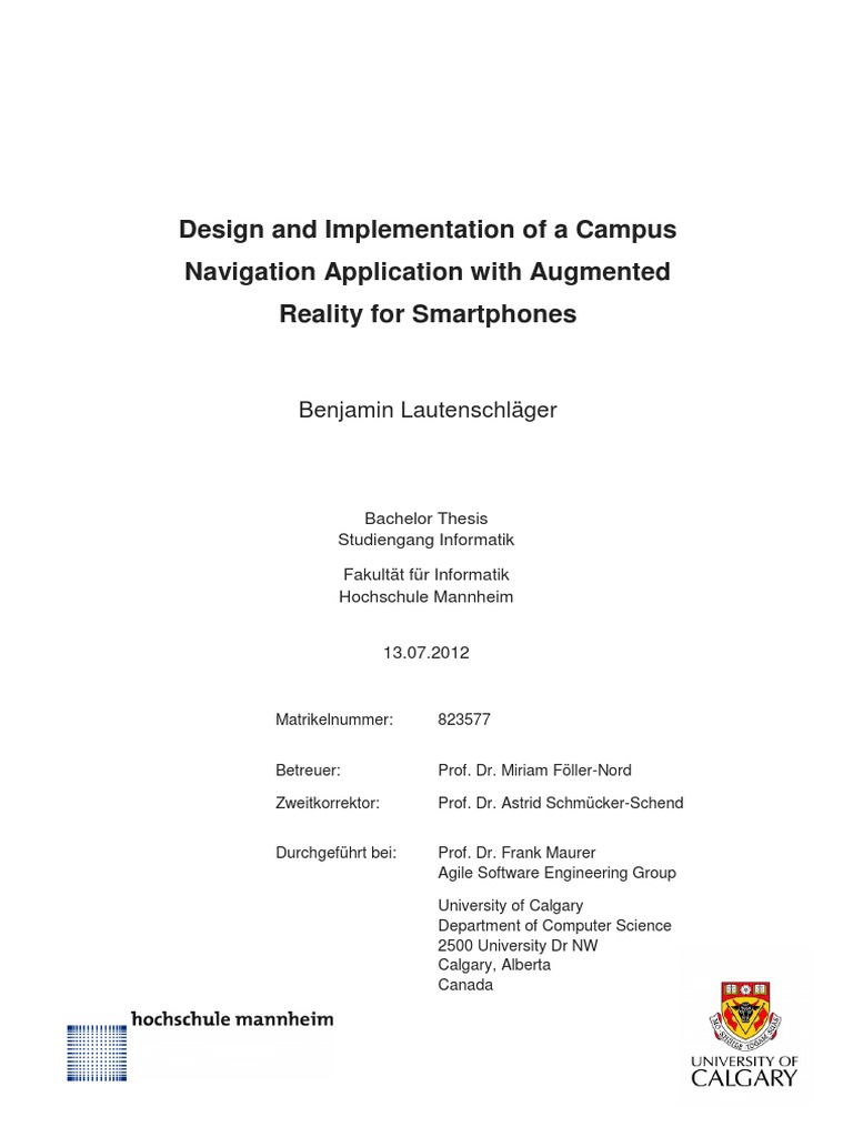 Campus Navigation App with AR Features | PDF | Esri | Arc Gis